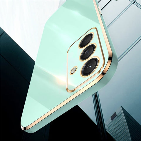 XINLI For Samsung Galaxy M55 5G / C55 5G / F55 5G Case TPU Phone Cover Electroplating Frame