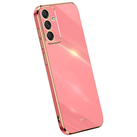 XINLI For Samsung Galaxy M55 5G / C55 5G / F55 5G Case TPU Phone Cover Electroplating Frame