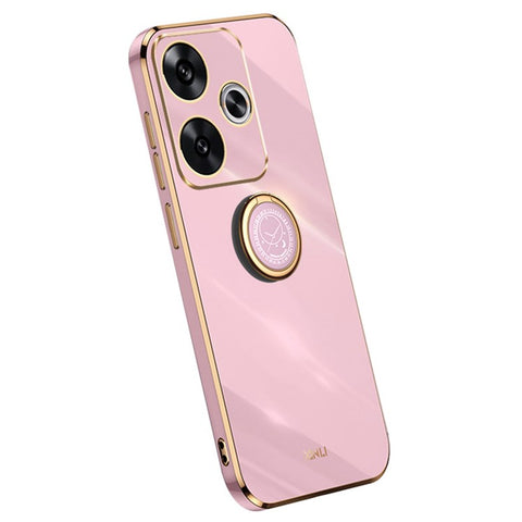 XINLI For Xiaomi Redmi Turbo 3 5G / Poco F6 5G Electroplated Case Soft TPU Cover with Kickstand