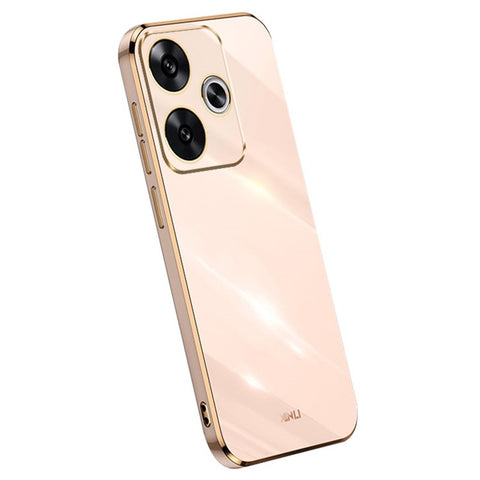 XINLI For Xiaomi Redmi Turbo 3 5G / Poco F6 5G Case TPU Phone Cover Electroplating Edge