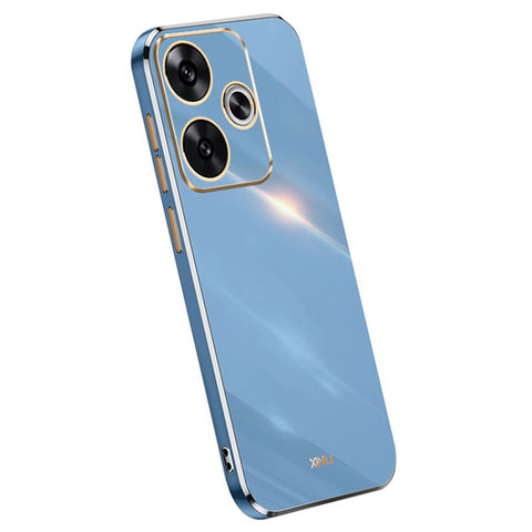 XINLI For Xiaomi Redmi Turbo 3 5G / Poco F6 5G Case TPU Phone Cover Electroplating Edge