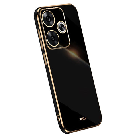 XINLI For Xiaomi Redmi Turbo 3 5G / Poco F6 5G Case TPU Phone Cover Electroplating Edge