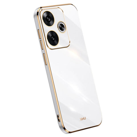 XINLI For Xiaomi Redmi Turbo 3 5G / Poco F6 5G Case TPU Phone Cover Electroplating Edge
