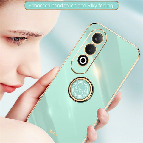 XINLI For Oppo K12 Case TPU Phone Cover Rotatable Ring Holder
