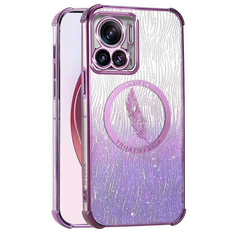 KADEM For Motorola Edge 30 Ultra 5G / Moto X30 Pro 5G Case Soft TPU Electroplating Sparkly Phone Cover
