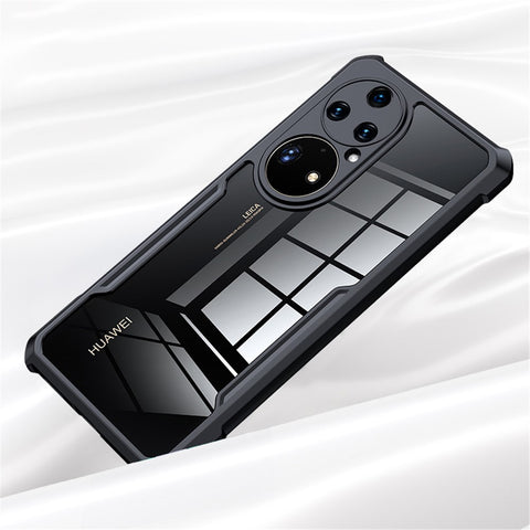 XUNDD for Huawei P50 Pro 4G Beetle Series TPU + Acrylic Hybrid Phone Case Drop-proof Protective Back Cover