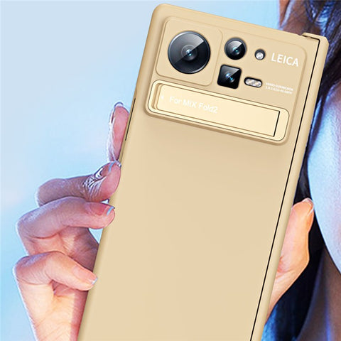 For Xiaomi Mix Fold 2 5G Phone Case Folding Anti-drop Phone Cover Hard PC Phone Case with Kickstand