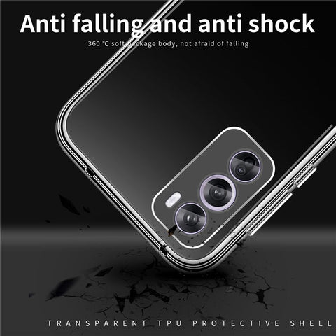 MOFI For Oppo Reno12 Pro 5G (Global) Case Transparent Slim TPU Phone Cover