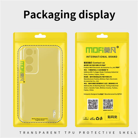 MOFI For Oppo Reno12 Pro 5G (Global) Case Transparent Slim TPU Phone Cover