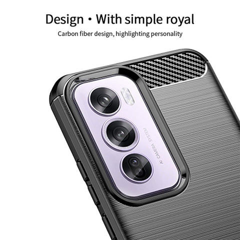 MOFI JK TPU Series-1 For Oppo Reno12 Pro 5G (Global) Case Brushed Soft TPU Anti-Fall Phone Cover