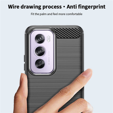 MOFI JK TPU Series-1 For Oppo Reno12 Pro 5G (Global) Case Brushed Soft TPU Anti-Fall Phone Cover
