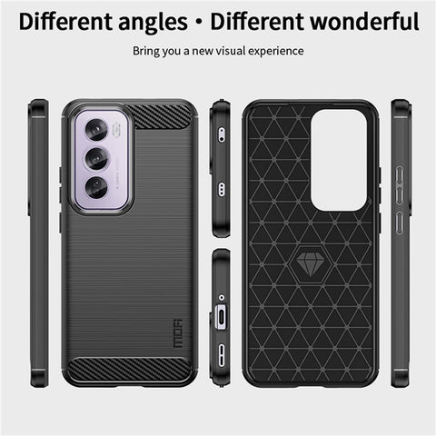 MOFI JK TPU Series-1 For Oppo Reno12 Pro 5G (Global) Case Brushed Soft TPU Anti-Fall Phone Cover