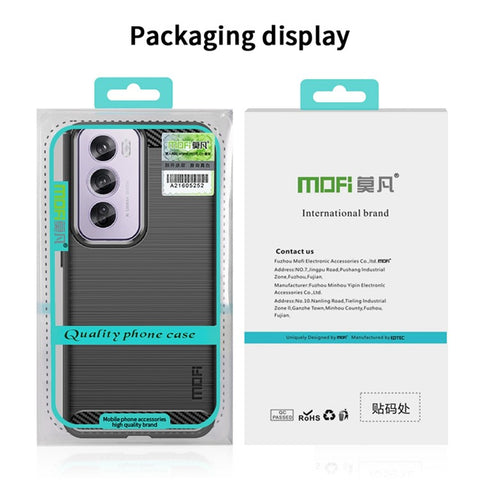 MOFI JK TPU Series-1 For Oppo Reno12 Pro 5G (Global) Case Brushed Soft TPU Anti-Fall Phone Cover