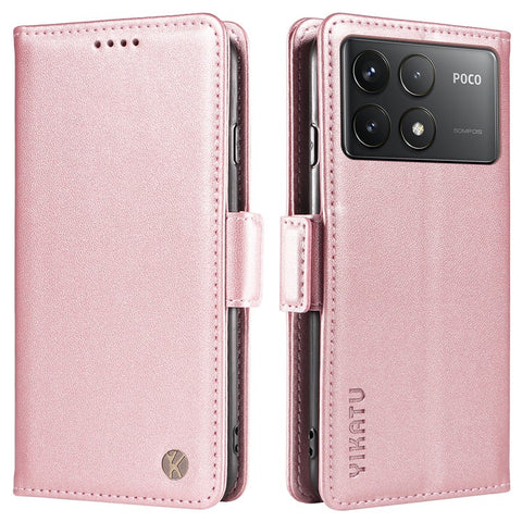 YIKATU YK-003 For Xiaomi Poco F6 Pro 5G / Redmi K70 5G / K70 Pro 5G Wallet Case PU Leather Phone Cover