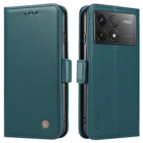 YIKATU YK-003 For Xiaomi Poco F6 Pro 5G / Redmi K70 5G / K70 Pro 5G Wallet Case PU Leather Phone Cover