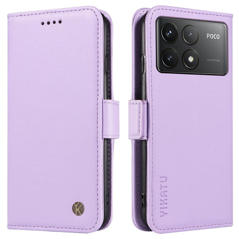 YIKATU YK-003 For Xiaomi Poco F6 Pro 5G / Redmi K70 5G / K70 Pro 5G Wallet Case PU Leather Phone Cover