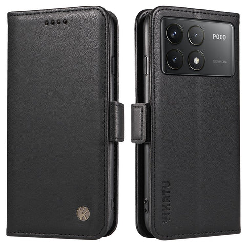 YIKATU YK-003 For Xiaomi Poco F6 Pro 5G / Redmi K70 5G / K70 Pro 5G Wallet Case PU Leather Phone Cover