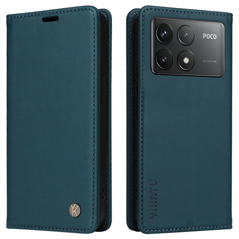 YIKATU YK-001 For Xiaomi Poco F6 Pro 5G / Redmi K70 5G / K70 Pro 5G Stand Case PU Leather Phone Cover