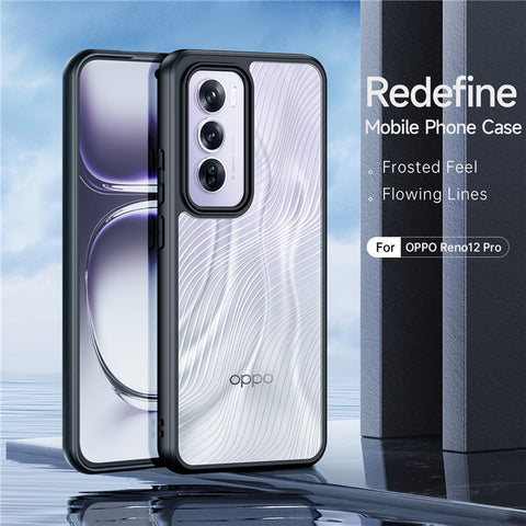 DUX DUCIS Aimo Series For Oppo Reno12 Pro 5G (Global) Case Shockproof Hybrid TPU+PC Phone Cover (REACH Certification)