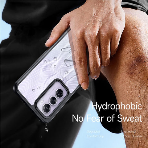 DUX DUCIS Aimo Series For Oppo Reno12 Pro 5G (Global) Case Shockproof Hybrid TPU+PC Phone Cover (REACH Certification)