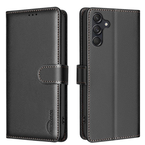 BINFEN COLOR BF32 For Samsung Galaxy M55 5G / C55 5G / F55 5G RFID Blocking PU Leather Phone Case Cover