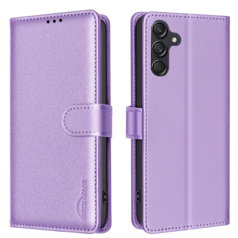 BINFEN COLOR BF32 For Samsung Galaxy M55 5G / C55 5G / F55 5G RFID Blocking PU Leather Phone Case Cover