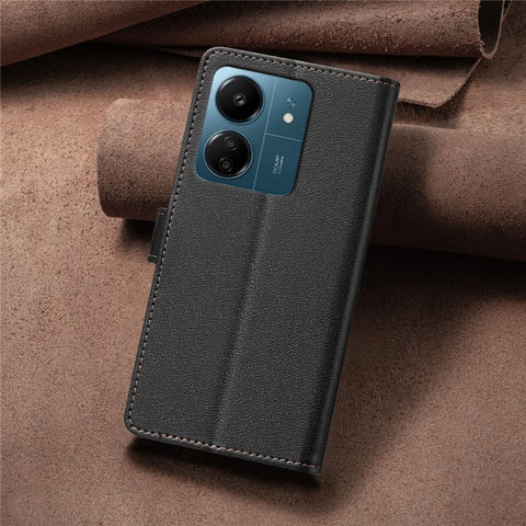 BINFEN COLOR BF32 For Xiaomi Redmi 13C 4G  /  5G  /  13R 5G  /  Poco M6 5G  /  Poco C65 4G Case Leather Phone Cover