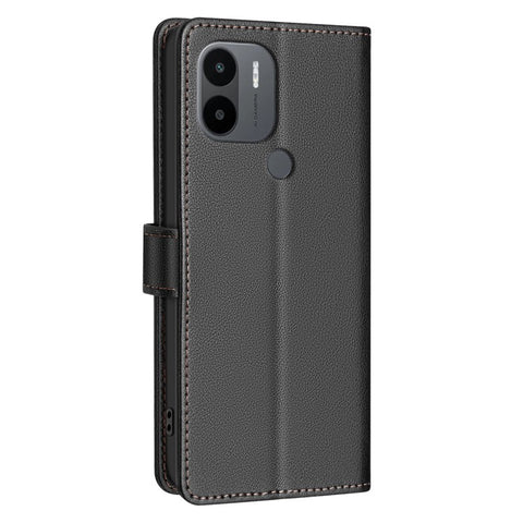 BINFEN COLOR BF32 For Xiaomi Redmi A1 4G / A2 4G / A1+ 4G / A2+ 4G / Poco C50 4G Case Litchi Texture RFID Blocking Leather Phone Cover