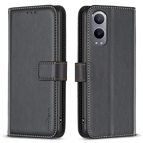 BINFEN COLOR BF17 For OnePlus Nord CE4 Lite 5G / Oppo K12x 5G (China) PU Leather Case Wallet Flip Phone Stand Cover