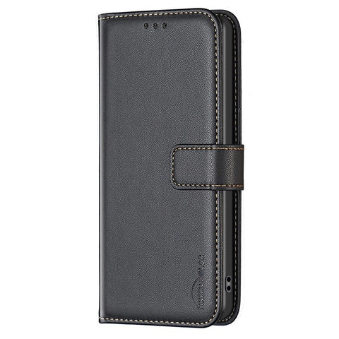 BINFEN COLOR BF17 For OnePlus Nord CE4 Lite 5G / Oppo K12x 5G (China) PU Leather Case Wallet Flip Phone Stand Cover