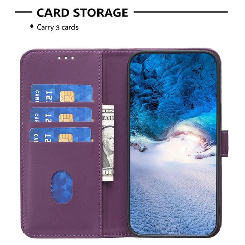 BINFEN COLOR BF17 For Oppo Reno12 5G (Global) Case Wallet Phone Leather Cover