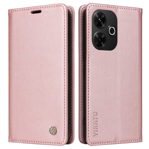 YIKATU YK-001 For Xiaomi Redmi 13 5G / 13 4G Case Leather Phone Cover Magnetic Closure