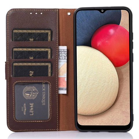 KHAZNEH For Oppo Reno12 Pro 5G (Global) Wallet Case RFID Blocking Leather Phone Cover
