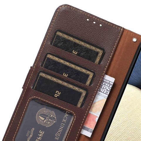KHAZNEH For Oppo Reno12 Pro 5G (Global) Wallet Case RFID Blocking Leather Phone Cover