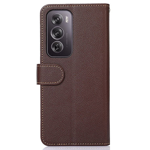 KHAZNEH For Oppo Reno12 Pro 5G (Global) Wallet Case RFID Blocking Leather Phone Cover