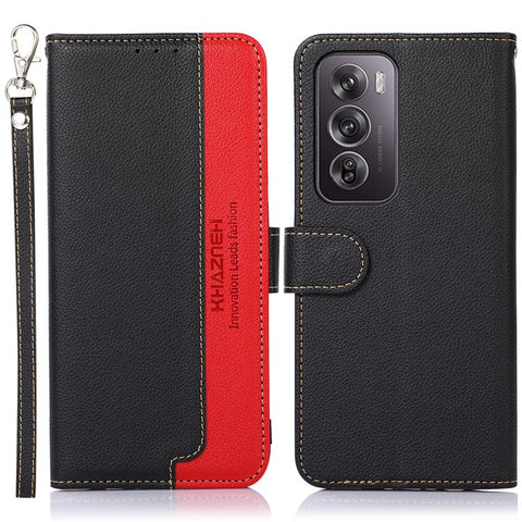 KHAZNEH For Oppo Reno12 Pro 5G (Global) Wallet Case RFID Blocking Leather Phone Cover