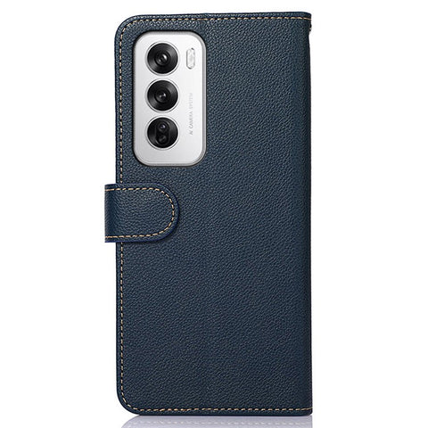 KHAZNEH For Oppo Reno12 5G (Global) Case RFID Blocking Leather Phone Cover with Wallet