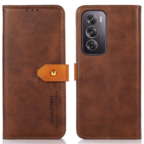 KHAZNEH For Oppo Reno12 Pro 5G (Global) Wallet Case Folding Stand PU Leather Phone Cover