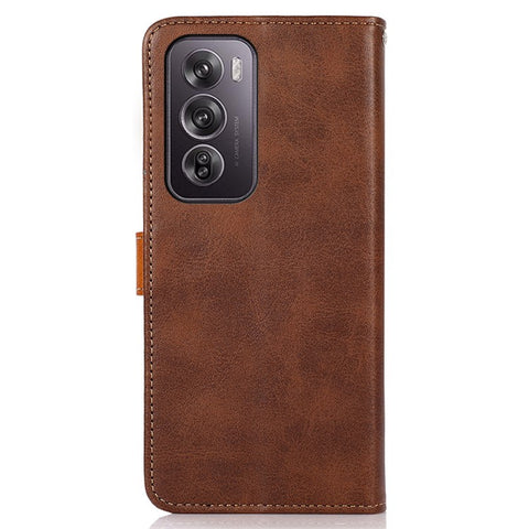 KHAZNEH For Oppo Reno12 Pro 5G (Global) Wallet Case Folding Stand PU Leather Phone Cover