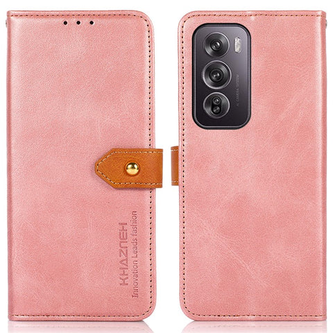KHAZNEH For Oppo Reno12 Pro 5G (Global) Wallet Case Folding Stand PU Leather Phone Cover