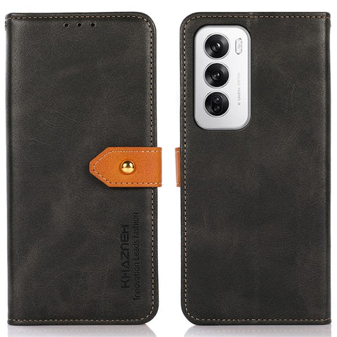 KHAZNEH For Oppo Reno12 5G (Global) Stand Case PU Leather Wallet Phone Cover