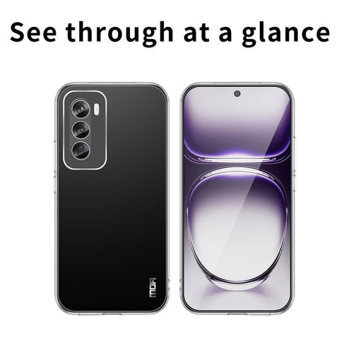 MOFI For Oppo Reno12 5G (Global) Clear Case Soft TPU Protective Phone Cover