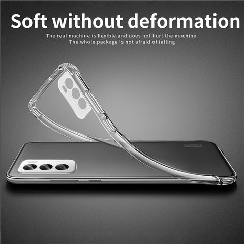 MOFI For Oppo Reno12 5G (Global) Clear Case Soft TPU Protective Phone Cover