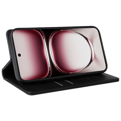 YIKATU YK-001 For Oppo Reno12 5G (Global) Case Wallet Leather Phone Cover Folio Strong Magnetic Closure