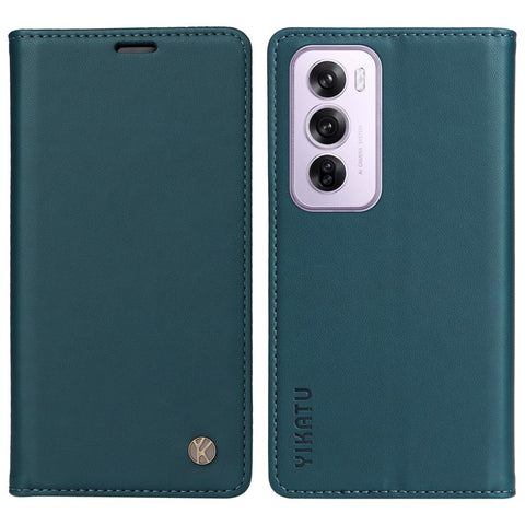 YIKATU YK-001 For Oppo Reno12 Pro 5G (China) / (Global) Case Leather Magnetic Auto-absorbed Phone Cover