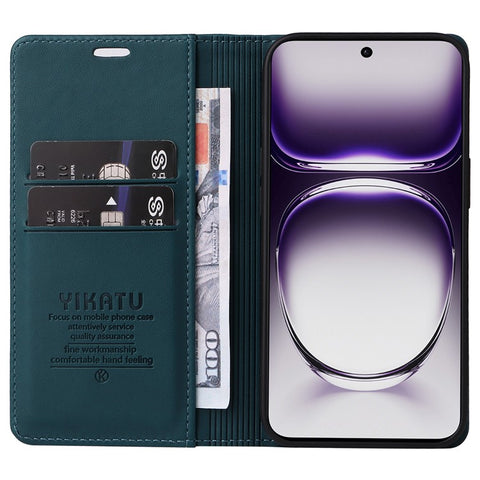 YIKATU YK-001 For Oppo Reno12 Pro 5G (China) / (Global) Case Leather Magnetic Auto-absorbed Phone Cover