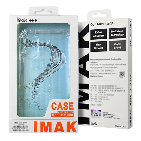 IMAK For Oppo Reno12 Pro 5G (Global) Case Anti-Drop TPU Phone Cover Corrugated Texture