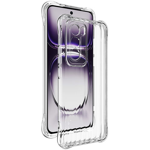 IMAK For Oppo Reno12 Pro 5G (Global) Case Anti-Drop TPU Phone Cover Corrugated Texture