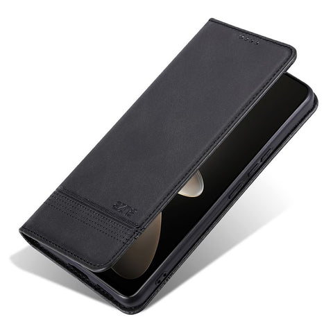 AZNS For Oppo Reno12 5G (Global) Phone Case Cowhide Texture PU Leather Phone Cover