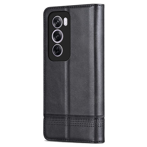AZNS For Oppo Reno12 Pro 5G (Global) Case Cowhide Texture PU Leather Phone Shell